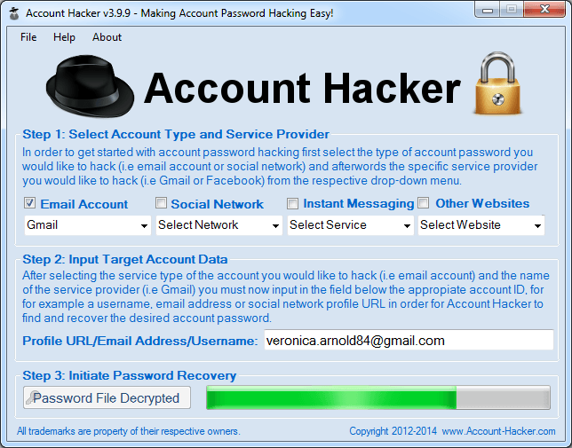 gmail hacking software download